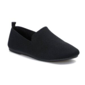 Amore Mia Marleene Solid Black Knit Flats Shoes Womens🆕FAST⌚📦🏃🏻💨⚡